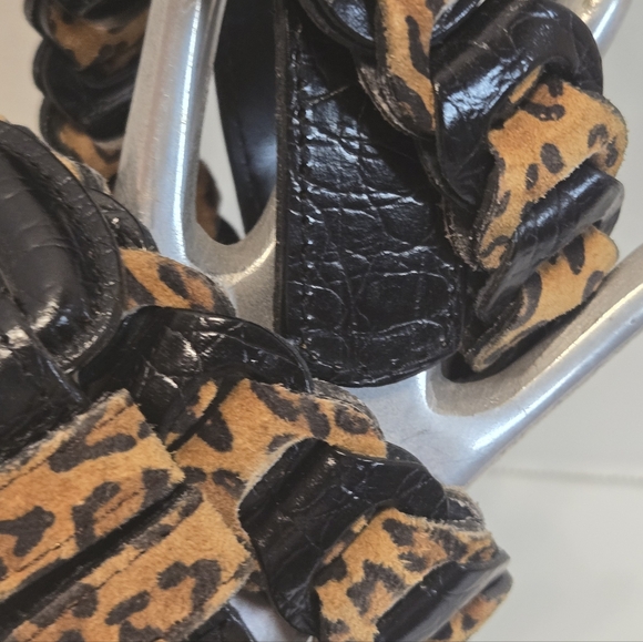 VINTAGE Animal Print Belt - Picture 8 of 11